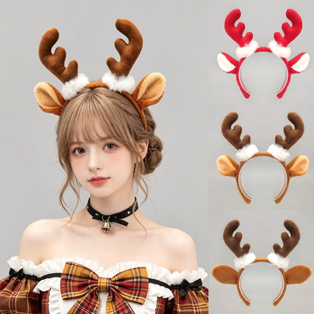 Cute Christmas Reindeer Antler - Reindeer Antlers Headband ulasan dan harga