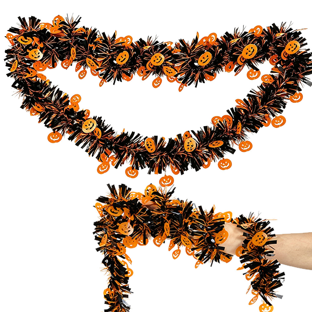 Halloween 2m Tinsel Garlands P - Tinsel Garland Decoration ulasan dan harga